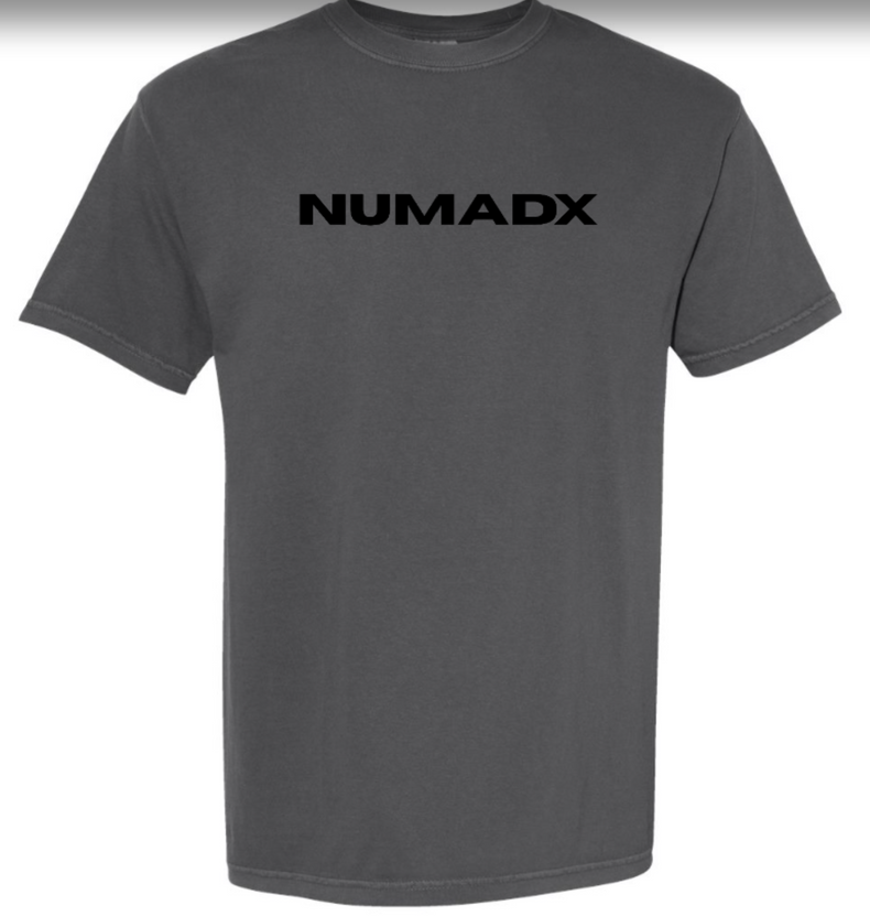 Numadx Tonal Logo Tee - Washed Charcoal